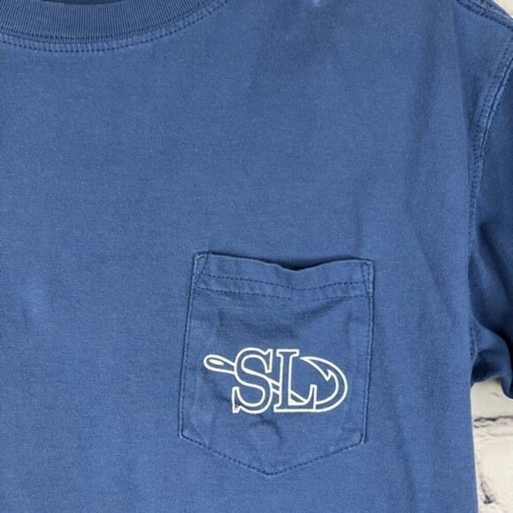 Southern Lure‎ short sleeve boys large graphic blue T-shirt pocket logo cotton - Picture 5 of 5